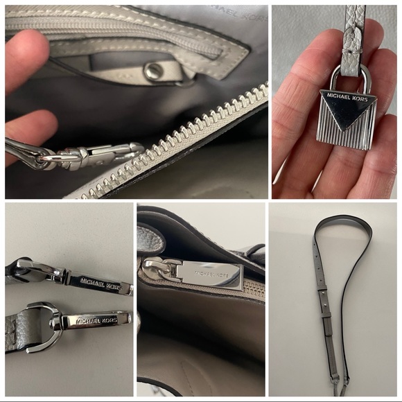 Michael Kors Mercer Crossbody Leather Purse - Picture 14 of 15